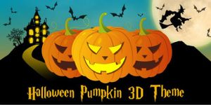 Halloween Pumpkin 3D Theme ảnh số 