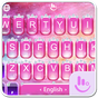 Princesa rosa Diamond Galaxy Tema del Teclado APK