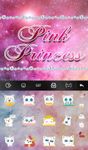 Imagen 2 de Princesa rosa Diamond Galaxy Tema del Teclado