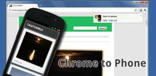 Imagem  do Google Chrome to Phone