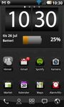 Black chrome Go Launcher theme obrazek 