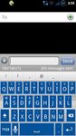 Captura de tela do apk Blue Steel Keyboard Skin 