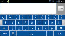 Captura de tela do apk Blue Steel Keyboard Skin 1