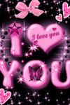 Pink I Love You Live Wallpaper image 