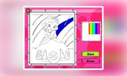 Captura de tela do apk Disney Princess Sofia Coloring 1