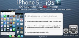 Imagem 1 do iPhone 5 iOS6 GO Theme HD