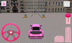 Mädchen Parkplatz 3D Bild 