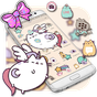 Cute Kitty Bowknot Theme apk icon