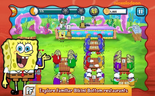 Spongebob Diner Dash Apk Descargar Gratis Para Android - trabajo en el restaurante de bob esponja bikini bottom roblox