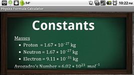 Captura de tela do apk Physics Formula Calculator 1.1 7