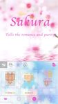 Imagem 2 do Sakura Theme for Kika Keyboard