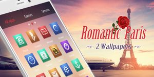 Картинка 1 Romantic Paris Launcher Theme