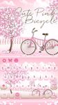 Gambar Sakura Pink Bicycle Keyboard Theme 2