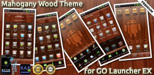 Gambar Mahogamy Wood GO Launcher EX 8