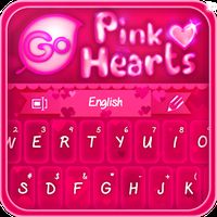 Ícone do apk GO Keyboard Pink Hearts Theme