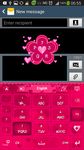 รูปภาพที่ 4 ของ GO Keyboard Pink Hearts Theme
