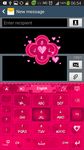 รูปภาพที่ 3 ของ GO Keyboard Pink Hearts Theme