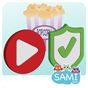 Kids safe video player, kids tv, bed time stories apk icon