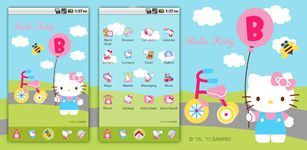 Captura de tela do apk Hello Kitty Bike Theme 2