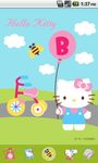 Captura de tela do apk Hello Kitty Bike Theme 1