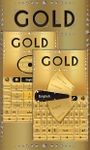 Gold Luxury Go Keyboard Theme imgesi 