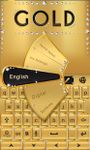 Gold Luxury Go Keyboard Theme imgesi 3