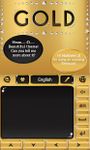 Gold Luxury Go Keyboard Theme imgesi 4