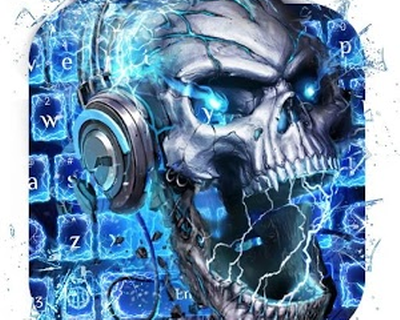 Skull Wallpaper Keyboard Android - Free