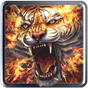 Cruelty Flame Tiger Live Wallpaper apk icon