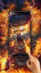 Feuer Tiger Live Hintergrund Bild 