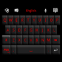 GO Keyboard Black Red Theme APK