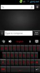 GO Keyboard Black Red Theme image 2