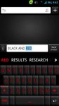 GO Keyboard Black Red Theme image 1