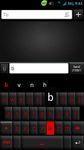 GO Keyboard Black Red Theme image 3