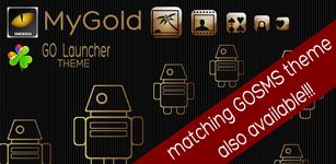 Картинка  My Gold theme GO launcher EX