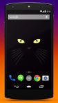 Imagen  de gato negro de pantalla en vivo