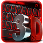 3D Black And Red Tech Keyboard Theme apk icon