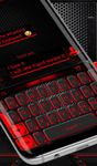 3D Black And Red Tech Keyboard Theme image 1