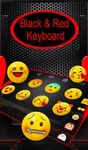 3D Black And Red Tech Keyboard Theme image 4