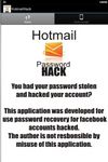 Captura de tela do apk Hotmail Hack Password 1