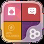 Color Box GO Live Theme (Red) apk icon