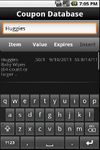 Captura de tela do apk Coupon Database Free- Android 