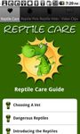Captura de tela do apk Reptile Care 3
