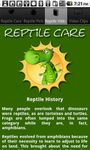 Captura de tela do apk Reptile Care 1