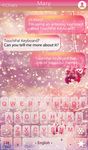 Pink Snow Keyboard Theme screenshot apk 7