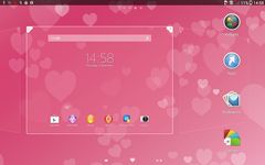 XPERIA™ Pink Hearts Theme のスクリーンショットapk 