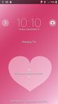 XPERIA™ Pink Hearts Theme のスクリーンショットapk 1