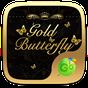 Gold Butterfly Keyboard Theme APK