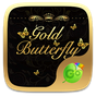 Gold Butterfly Keyboard Theme APK