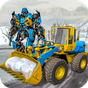 Снежный экскаватор Crane Robot Transformation Game APK